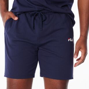 FILA Men’s Harvey French Terry Stripe Shorts New Navy