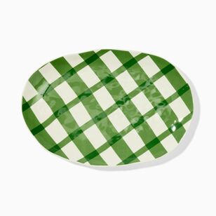 Chyka Joy Oval Platter 30.5 cm Green