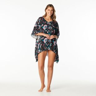 Khoko Swim Women's One Size Fits All Printed Kaftan Batik One Size