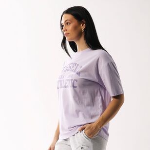 Russell Athletic Women's Tonal Arch Tee Mauve