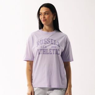 Russell Athletic Women's Tonal Arch Tee Mauve