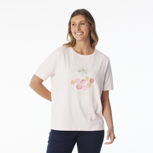 Khoko Collection Christmas Tee Shirt Pink Pink