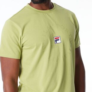 FILA Men's Matthew Print Short Sleeve Tee Bay Leaf