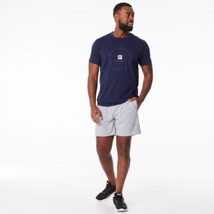 FILA Men's Matthew Print Short Sleeve Tee New Navy