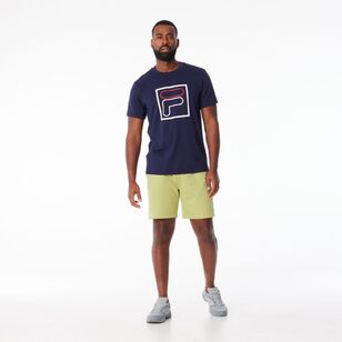 FILA Men's Nigel Logo Outline Jersey Tee New Navy