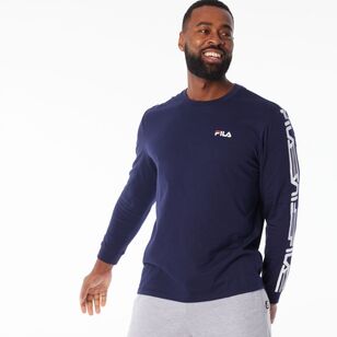 FILA Men’s Jesse Long Sleeve Tee New Navy