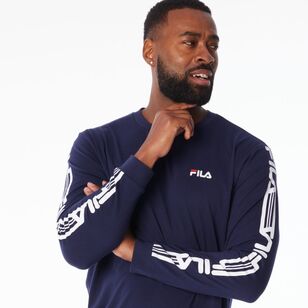 FILA Men’s Jesse Long Sleeve Tee New Navy