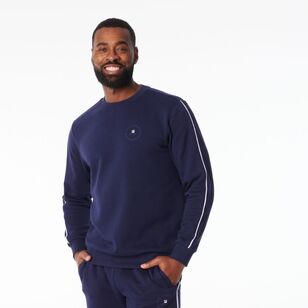 FILA Men’s Jonas Crew Fleece New Navy