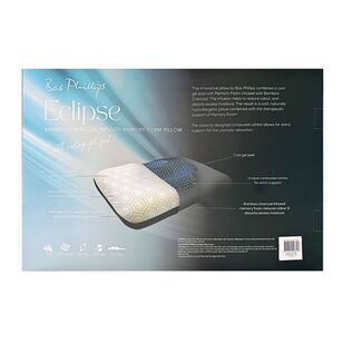 Bas Phillips Eclipse Memory Foam Pillow White Standard