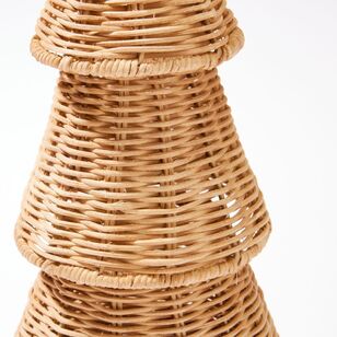 Chyka Home Rattan Christmas Tree Decoration Large