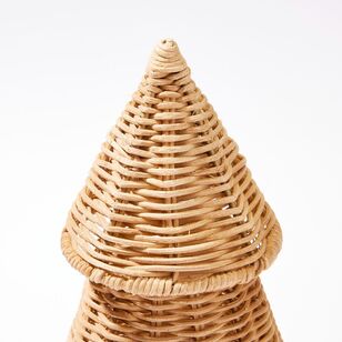 Chyka Home Rattan Christmas Tree Decoration Small