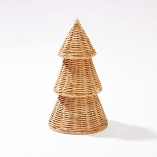 Chyka Home Rattan Christmas Tree Decoration Small