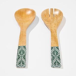 Soren Palm Salad Servers