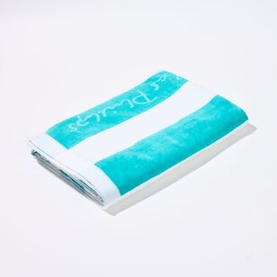 Bas Phillips Cabana Luxury Beach Towel Aqua 90 x 170 cm