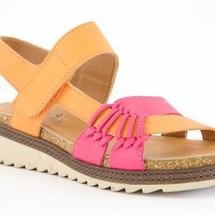 Natural Comfort Women's Gemma Y Back Sandals Fuchsia