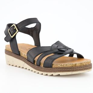 Natural Comfort Women's Gia Y Back Sandals Black