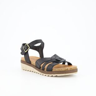 Natural Comfort Women's Gia Y Back Sandals Black