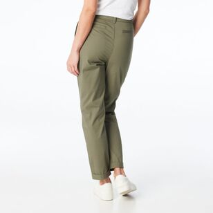 Khoko Collection Women's Chino Pants Olive