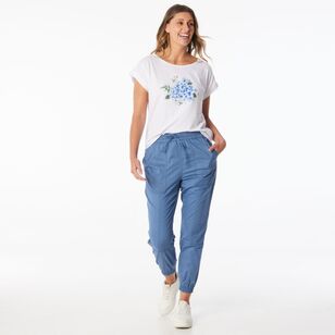 Khoko Collection Women's Cargo Joggers Airforce