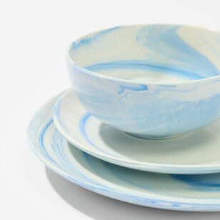 Soren Emerson 12 Piece Dinner Set Blue