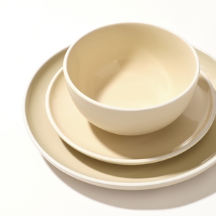 Soren Aurora 12 Piece Dinner Set Stone