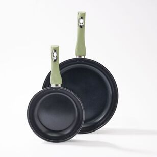 Smith + Nobel Colour Kitchen 20/30 cm Frypan Twin Pack Sage Green