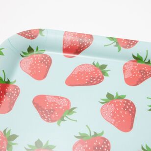 Frankie & Me Strawberry Bamboo Tray Medium