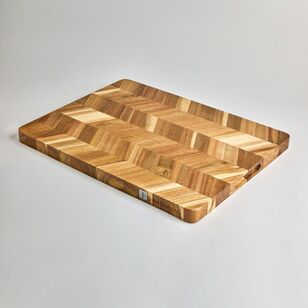 Swiss Diamond Herringbone 50 x 38 x 3 cm Acacia Rectangle Chopping Board