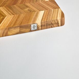 Swiss Diamond Herringbone 50 x 38 x 3 cm Acacia Rectangle Chopping Board