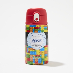 Oasis Kid's 400 mL Drink Bottle With Sipper Bricks