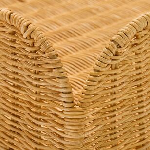 Soren Chyka Rattan 55 x 40 cm Scallop Tray Natural