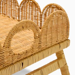 Soren Chyka Rattan 70 x 40 cm Tray With Legs Natural