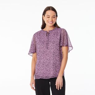 Khoko Smart Women's Petal Whisper Top Lilac