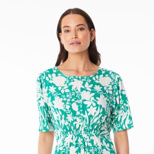 Khoko Smart Women's Woven Mono Dress Green