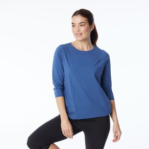 LMA Women's Oversized Batwing Active Tee Airforce