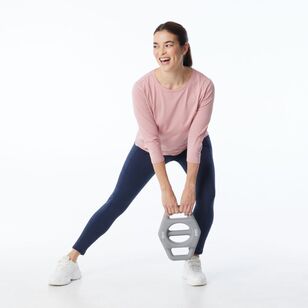 LMA Women's Oversized Batwing Active Tee Rose