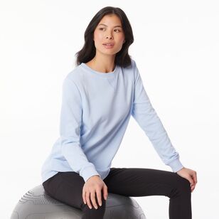 LMA Women's Crew Sweat Top Ice Blue