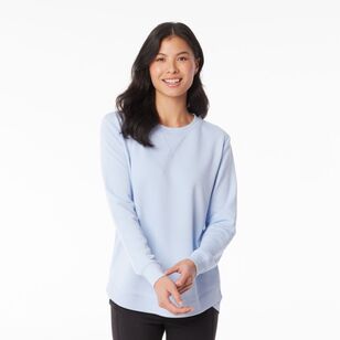 LMA Women's Crew Sweat Top Ice Blue