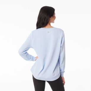 LMA Women's Crew Sweat Top Ice Blue