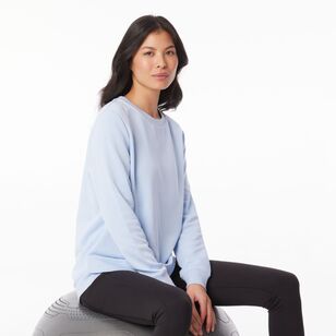 LMA Women's Crew Sweat Top Ice Blue