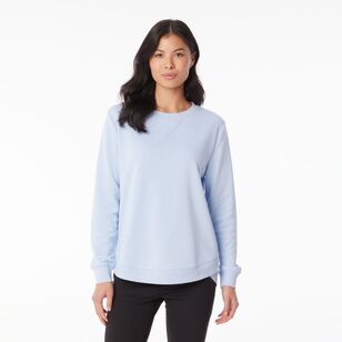 LMA Women's Crew Sweat Top Ice Blue