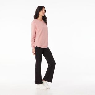 LMA Women's Crew Sweat Top Rose