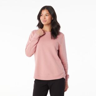 LMA Women's Crew Sweat Top Rose