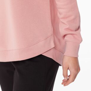 LMA Women's Crew Sweat Top Rose