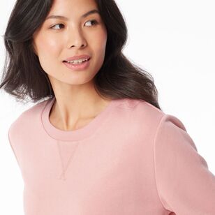 LMA Women's Crew Sweat Top Rose