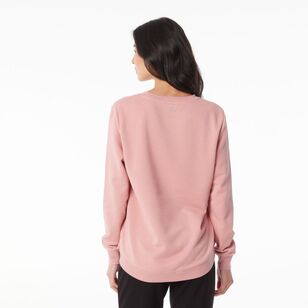 LMA Women's Crew Sweat Top Rose