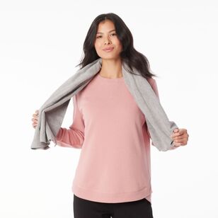 LMA Women's Crew Sweat Top Rose