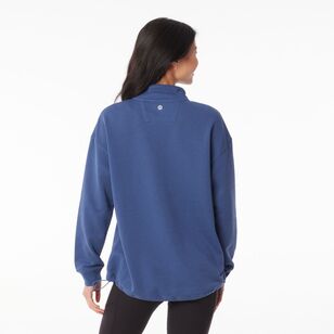 LMA Active Women's 1/4 Zip Sweat Top Airforce