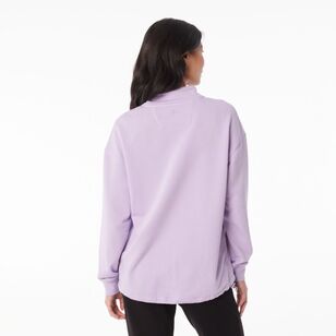 LMA Active Women's 1/4 Zip Sweat Top Lavender