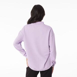 LMA Active Women's 1/4 Zip Sweat Top Lavender